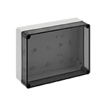 Корпус TK PS 2518-8f-to, прозрачная крышка, без входов