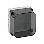 Корпус TK PS 1818-13f-tm, прозрачная крышка, с входами