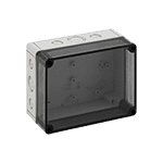 Корпус TK PS 1813-8f-tm, прозрачная крышка, с входами
