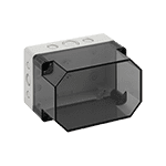 Корпус TK PS 1811-13f-tm, прозрачная крышка, с входами