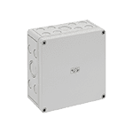 Корпус TK PC 1818-9-m, серая крышка, с входами