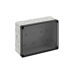 Корпус TK PS 2518-9-tm, прозрачная крышка, с входами