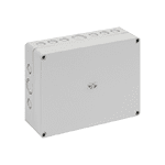 Корпус TK PS 2518-8f-m, серая крышка, с входами