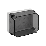 Корпус TK PS 2518-13f-to, прозрачная крышка, без входов