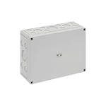 Корпус TK PC 2518-9-m, серая крышка, с входами