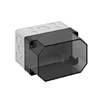 Корпус TK PC 1811-16-tm, прозрачная крышка, с входами