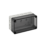 Корпус TK PC 1809-8-tm, прозрачная крышка, с входами