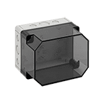 Корпус TK PS 1813-13f-tm, прозрачная крышка, с входами