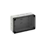 Корпус TK PC 1811-6f-tm, прозрачная крышка, с входами