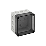 Корпус TK PC 1313-10-tm, прозрачная крышка, с входами