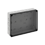 Корпус TK PS 2518-6f-tm, прозрачная крышка, с входами