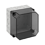 Корпус TK PC 1818-16-tm, прозрачная крышка, с входами