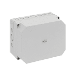 Корпус TK PS 2518-13f-m, серая крышка, с входами