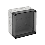 Корпус TK PC 1818-11-tm, прозрачная крышка, с входами