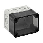 Корпус TK PC 97-8-tm, прозрачная крышка, с входами