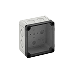 Корпус TK PC 1111-7-tm, прозрачная крышка, с входами