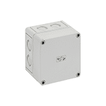 Корпус TK PC 1111-9-m, серая крышка, с входами
