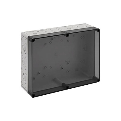 Корпус TK PS 3625-11-tm, прозрачная крышка, с входами