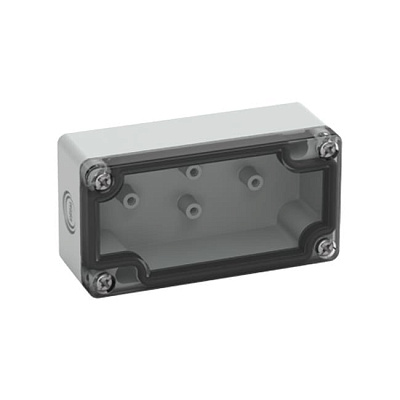 Корпус TK PC 1005-4-tm, прозрачная крышка, с входами