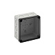 Корпус TK PC 1313-7-tm, прозрачная крышка, с входами