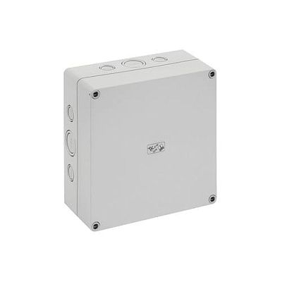 Корпус TK PC 1818-8f-m, серая крышка, с входами