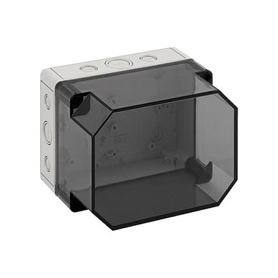 Корпус TK PS 1813-13f-tm, прозрачная крышка, с входами