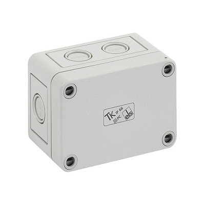 Корпус TK PC 97-6-m, серая крышка, с входами
