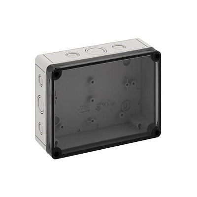Корпус TK PS 1813-6f-tm, прозрачная крышка, с входами