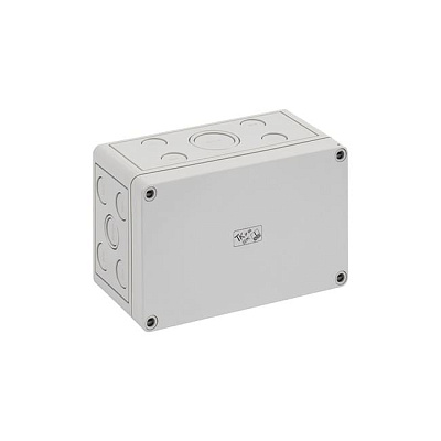 Корпус TK PC 1811-9-m, серая крышка, с входами