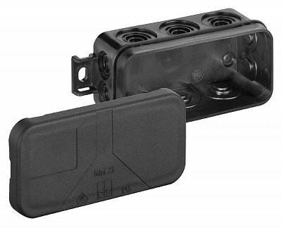 Распределительная коробка Mini 25-L/sw, цв. черный