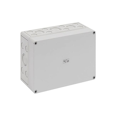Корпус TK PC 2518-11-m, серая крышка, с входами