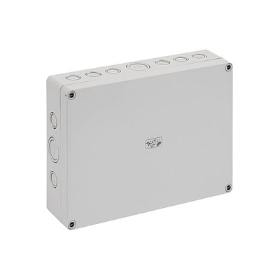 Корпус TK PS 2518-6f-m, серая крышка, с входами