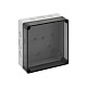 Корпус TK PC 1818-8f-tm, прозрачная крышка, с входами