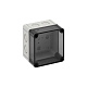 Корпус TK PS 1111-9-tm, прозрачная крышка, с входами