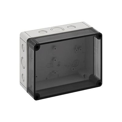 Корпус TK PS 1813-8f-tm, прозрачная крышка, с входами