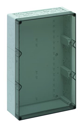 Корпус AKi 3-t, прозрачная  крышка, с входами