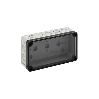 Корпус TK PC 1809-6-tm, прозрачная крышка, с входами