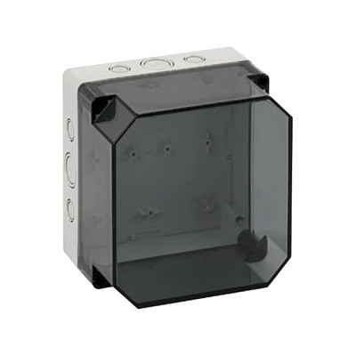 Корпус TK PC 1818-13f-tm, прозрачная крышка, с входами