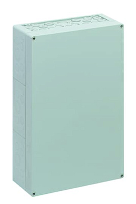 Корпус AKi 3-g, серая крышка, с входами