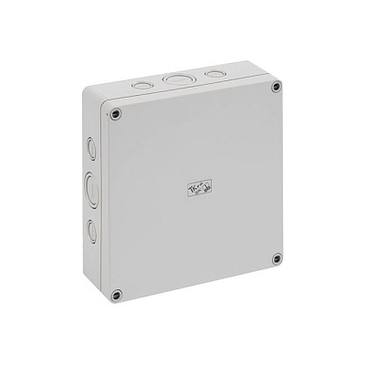 Корпус TK PC 1818-6f-m, серая крышка, с входами