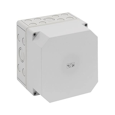 Корпус TK PS 1818-16-m, серая крышка, с входами
