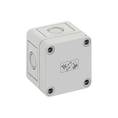 Корпус TK PC 77-6-m, серая крышка, с входами