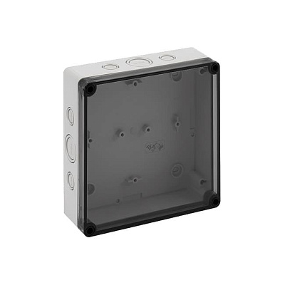 Корпус TK PC 1818-6f-tm, прозрачная крышка, с входами